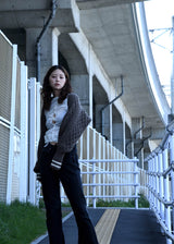 5G-Aran Sleeve Sweater