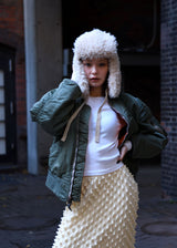 Little Suzie Boa Flight Cap