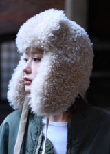 Little Suzie Boa Flight Cap