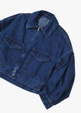 Currentage Denim Harrington Jacket