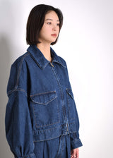 Denim Harrington Jacket