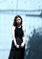 Knit Back Cross Top