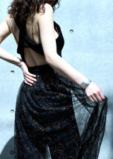 Knit Back Cross Top