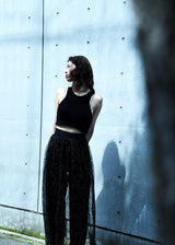 Knit Back Cross Top