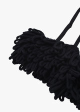 Fumie Tanaka Knit Loop Bra