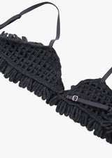 Fumie Tanaka Knit Loop Bra