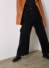 77 circa Cut-Back Wide Denim
