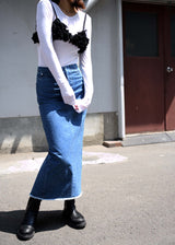 Denim Long Skirt