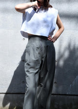Lace Up Wide Pants