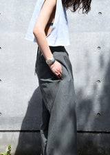 Lace Up Wide Pants