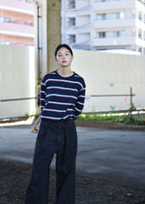 Cotton Border T-Shirt