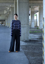 Cotton Border T-Shirt