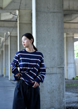 Cotton Border T-Shirt