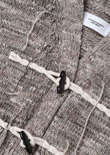 Jane Smith 3G Toggle Button Short Knit Cardigan