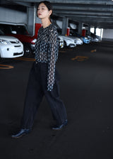 Cutback Wide Denim Pants