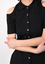 Open Shoulder One-Piece