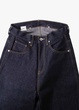 Denim Baggy Roll Pants