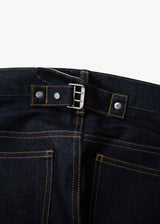 Denim Baggy Roll Pants