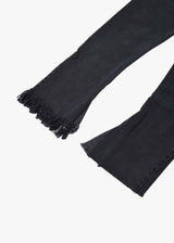 77 circa Fringe Flare Denim