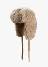 Little Suzie Boa Flight Cap