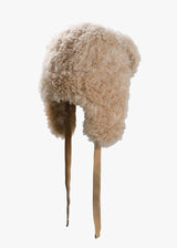 Little Suzie Boa Flight Cap