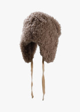 Little Suzie Boa Flight Cap