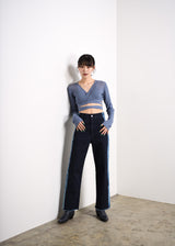 Akane Utsunomiya Bleached Line Denim Pants