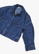 Currentage Denim Harrington Jacket