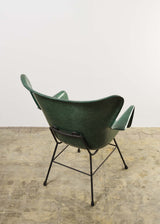 Lawrence Peabody Wingback Fibreglass Chair