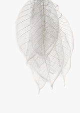 Fumie Tanaka Clear Leaf Earring