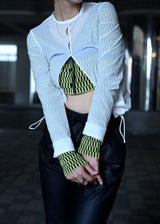 Nylon Stretch Cardigan