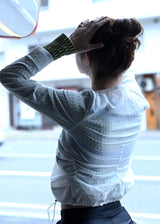 Nylon Stretch Cardigan