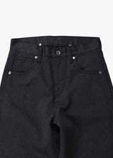 Denim Baggy Roll Pants