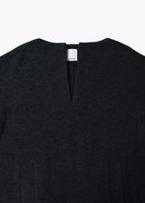 Wool Boucle Keyneck Dress