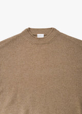 Extra Fine Merino Wool Double Neck Knit Pullover