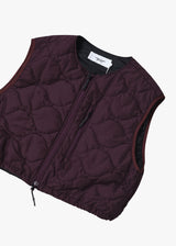 Jane Smith Recycle Nylon Micro Ripstop Quilt Short Vest