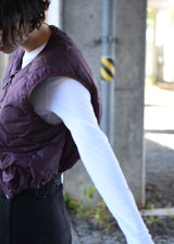 Jane Smith Recycle Nylon Micro Ripstop Quilt Short Vest