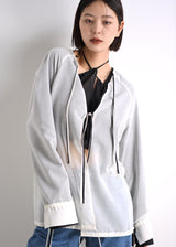 Akane Utsunomiya Wool-Polyester Cutsew