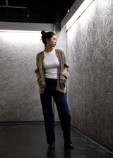 Mohair V-neck Cardigan