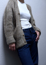 Mohair V-neck Cardigan