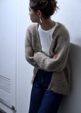 Mohair V-neck Cardigan