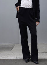 Eyelet Mesh Flare Pants