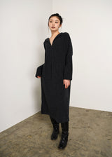 Wool Boucle Keyneck Dress