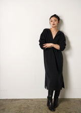 Wool Boucle Keyneck Dress