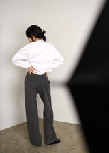 Velvet Peach Tr Wide Straight Trousers