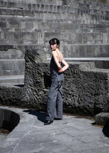 Little Suzie Dyed Broad Back Open Pocket Top