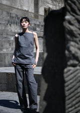 Little Suzie Dyed Broad Back Open Pocket Top