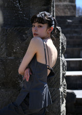 Little Suzie Dyed Broad Back Open Pocket Top