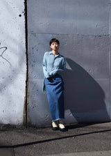 Denim Long Skirt