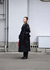 Circa Make Taslan Nylon Paisley Lined Trench Coat